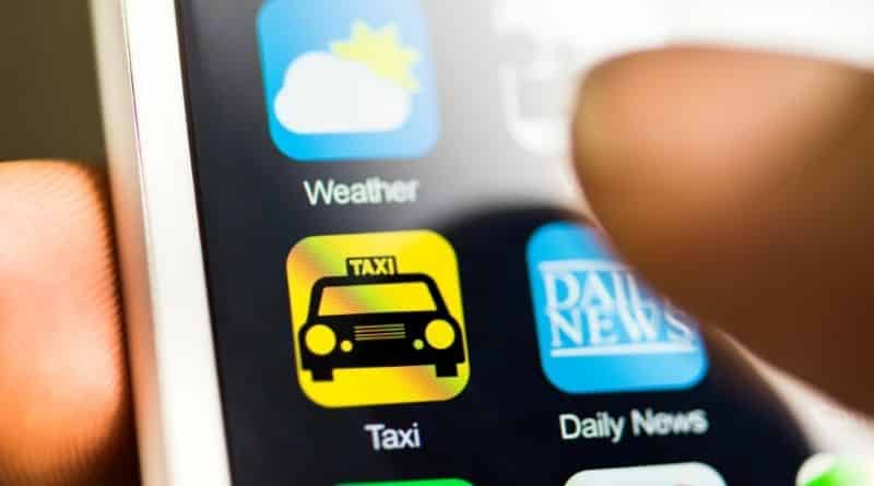 aplicativo de táxi
