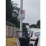 nova placa do ponto de táxi da estação da lapa - Foto_Divulgação