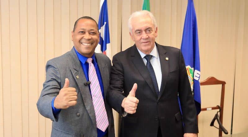 Denis Paim com o senador Otto Alencar