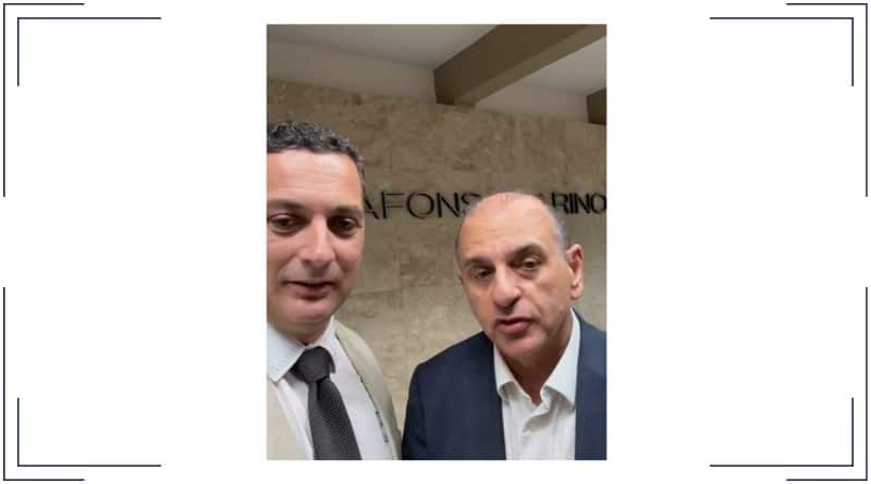 Da esq. p dir. Erasto Ribas e Edmilson Americano, ex-presidente da Táxi Guarucoop (Cooperativa de Táxi de Guarulhos-SP)