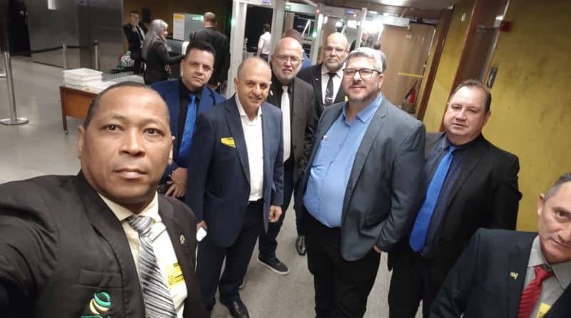 taxistas membros da Frennatáxi em Brasília