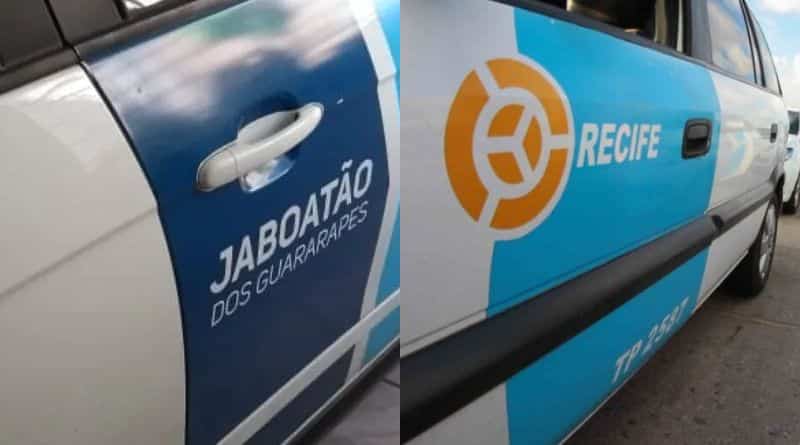 portas de táxis de Jaboatão e Recife