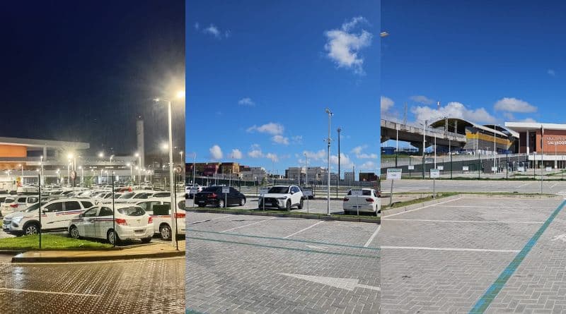 estacionamento da nova rodoviária de Salvador