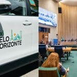 Salvador ignora lei federal e deixa taxistas reféns enquanto outras capitais avançam nas transferências de alvarás de táxi Adesivo do táxi de BH e plenário da Câmara do DF