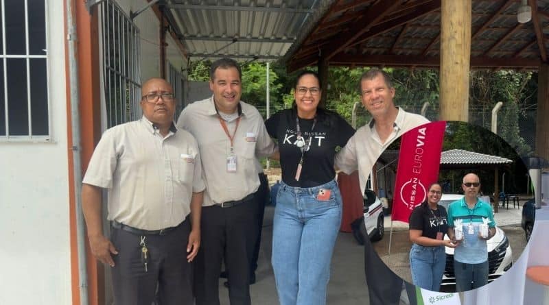Equipe da Eurovia Nissan na inauguração do novo espaço de apoio no Aeroporto de Salvador