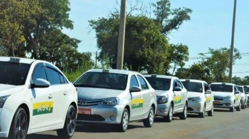 fila de táxi em Brasília