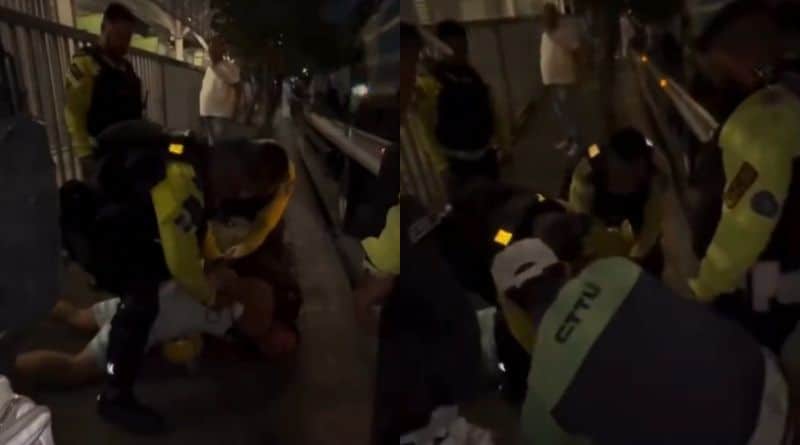 guardas da CTTU agridem taxistas no Recife