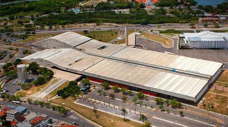Imagem aérea do Centro de Convenções de PE