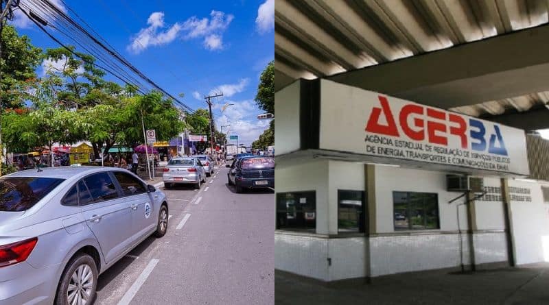 ponto de táxi em Camaçari e Posto da Agerba