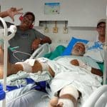 taxista do Recife, Paulo Silva Simplício Pessoa Filho, internado recebe visita de colegas