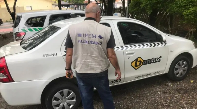 Verificação de taxímetro